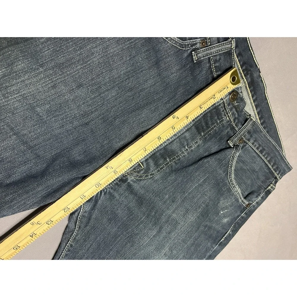 Levi's 501 Straight Blue Denim Jeans Button Fly Medium Wash 5-Pocket Men's
